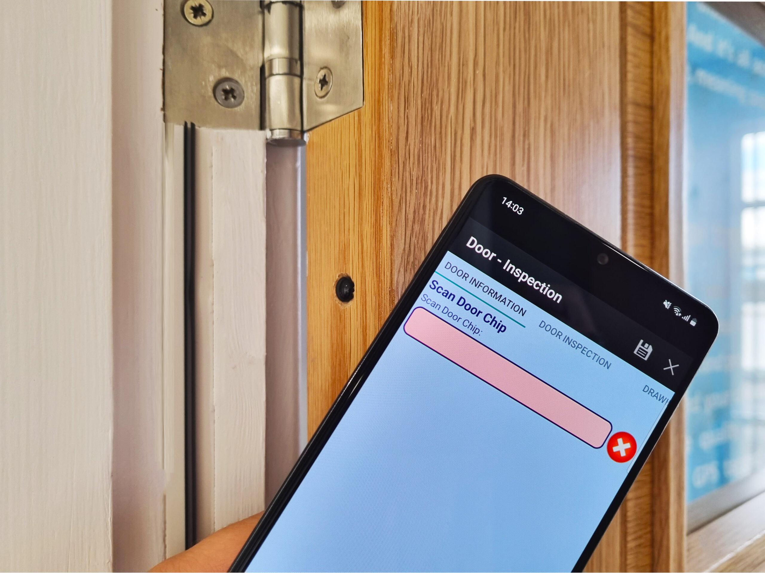 Fire Doors Installation & Maintenance - BORIS - NFC pin scanning